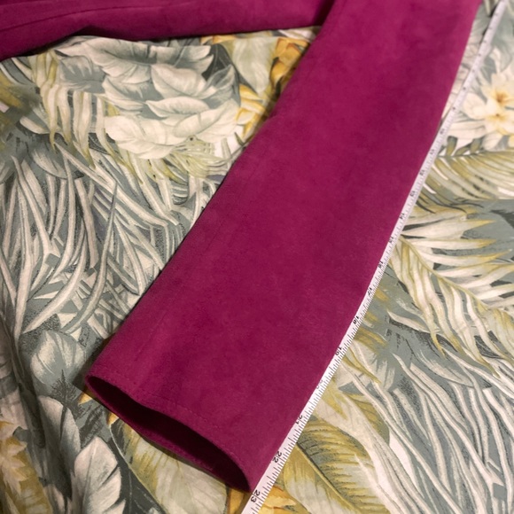 ♥️Vintage Adolph Schuman for Lilli Ann UltraSuede Womens Blazer Jacket suede - Picture 9 of 11